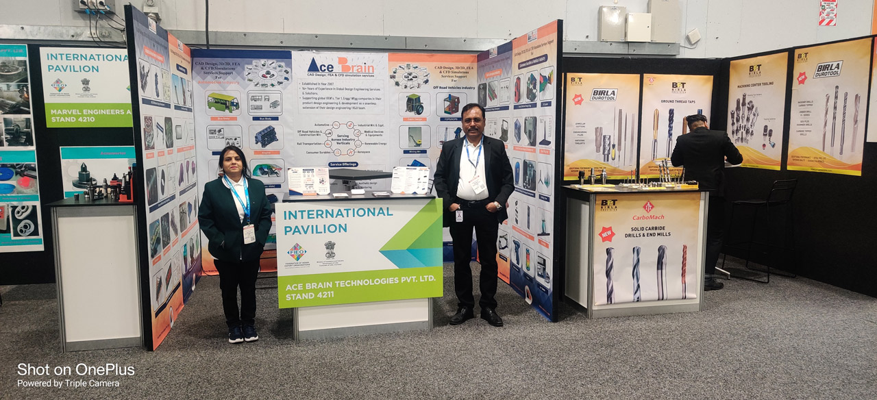 Ace Brain stand at EMEX 2024 in Auckland, New Zealand